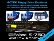 GOTEK Floppy Drive Emulator OLED Display w/FlashFloppy ROLAND S-760 750 770