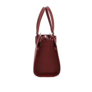 LONGCHAMP Paris Premier小牛皮手提托特包(S)(酒紅色) 1320 870 945