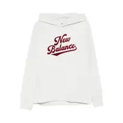 [New Balance] New Balance Logo-print Hoodie S GREY