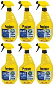 Prestone AS247 Trigger Spray Windshield De-Icer 32oz, 6 Pack