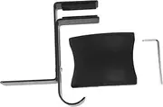SWOOMEY Metal Headphone Rack Adjustable Desk Hook Headset Holder with Punch Design Sturdy One Molding Heightening Hook and Non Scratch Pad Present for Friends and Family
