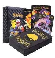 55Pc Pokemon Card Foil BLACK PACK 55 CARDS TCG GX Vmax GX Card Charizard Rare UK