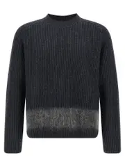 [Dsquared2] Dsquared2-Carded Wool Insert Sweater Maglioni Grigio-Uomo L