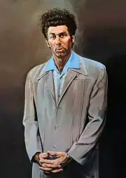 Seinfeld The Kramer Painting XL CANVAS PRINT Poster 24"X 36"