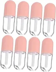VICASKY 8Pcs Lip Oil Tubes Empty Lip Gloss Containers for Travel Refillable Lip Gloss Bottles for Women for Homemade Lip Glaze