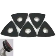 5 x Sanding Sheets Hook and Loop Mouse Sanding Pads Sander Paper Triangle Discs