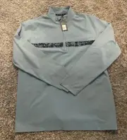 New Travis Mathew Swell Season Quarter Zip Long Sleeve Shirt M Medium $140