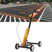 Traffic Line Marking Machine Parking Lot Line Sprayer Painting Trolley On Wheels