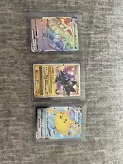 Pokemon lying Pikachu lot + Luxray and Changeless Vmax Cards