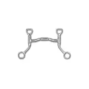 Myler Bits Myler SS 5 HBT Shank Forward Tilt Port Barrel