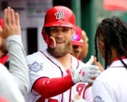 8x10 Photo of Washington Nationals legedary OF Bryce Harper.
