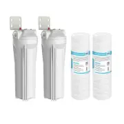 SimPure 2Pack Whole House Water Filter Housing 2pc PP String Sediment Filtration