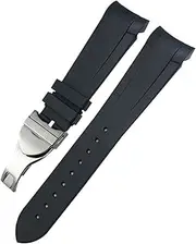 [AEHON] Rubber Watchband 22mm 20mm Silicone Watch Strap For Tudor Heritage Black Bay 1958 Pelagos Black Waterproof Sports Bracelets