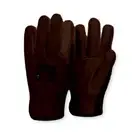 Frontier Leather Suede Swaggy Gloves Brown, Med - Pack of 12