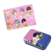 MTPR - BTS Jung Kook Face Illustration Contact Lens Case Bundle Set With Poster Jung Kook Contact Lens Case + Poster In Tube