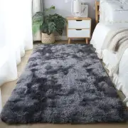 Shag Area Rug 3x5 foe Bedroom, Ultra Soft Plush Rugs for 3x5Feet Gray Area Rug