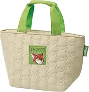 Skater KKLB2 Quilted Fabric, Cold Insulation, Lunch Bag, 11.8 x Depth 4.7 x Height 7.1 inches (30 x 12 x 18 cm), Bento Bag, Bento Box, Disney Zootopia Nick