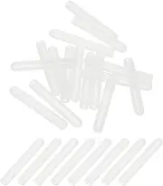 uxcell 2.5x38mm (IDxL) Rubber End Caps, 16 PCS Rubber Caps High Temp Tips Screw Silicone Flexible Thread Protector for Pipes Screw Blots Tube Fishing Jigs