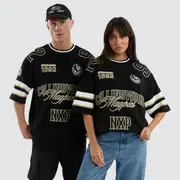 [Nena and Pasadena AFL] Collingwood Magpies AFL League Loopback Tee Jet Black