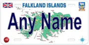 Falkland Islands Any Name Personalized Novelty Car License Plate