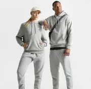 New Nike Sweat Suit Pull Over Hoodie & Joggers Men's Gray Pants Large XL