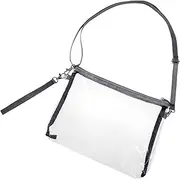 Kisangel Transparent Messenger Bag Reusable Bags Fudge Clear Handbags Fanny Belt Bag Sport Bag Festival The Stadium Duffle Airline Wallet Tote Pouches Flight Handles Bum Foldable Pvc