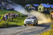 Kenneth Eriksson Staffan Parmander Mitsubishi Galant WRC Rally 1991 Old Photo 8