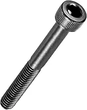 30pcs Socket Head Cap Screws - [M6-1 x 50mm] Alloy Steel Black Oxide Grade 12.9 Internal Hex Screw for 3D Printer Furniture Industrial Use, Black