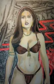 FROM DUSK TILL DAWN Hayek Sexy ORIGINAL MOVIE ART decorate HALLOWEEN 11X17