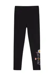 Off-white Kids Funny Flowers Stretch-cotton Leggings (12-14 Years) - Black - 12YR (12 Years) 12YR (12 years)