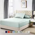 100% Cotton Fitted Solid Sheet 600 Thread Count Sateen Sheet