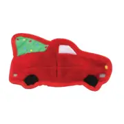 Zippy Paws Holiday Flatty Z-Stitch Xmas Ute Plush Pet Dog Toy