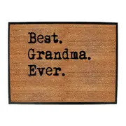 Best Grandma Ever - Funny Novelty Doormat Man Cave Floor mat