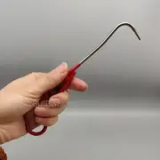 Stainless Steel Bonsai Root Rake Hook Rubber Dipped Handle One Claw