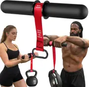 Forearm Strengthener & Forearm Exerciser, Wrist Roller with Thicker Handle, Fore