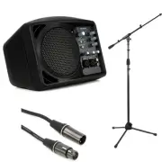 Mackie SRM150 Compact PA System with Stand and Cable