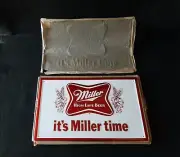 Miller High Life Beer Sign New Older Stock in Original Shipping Box & Rice Paper