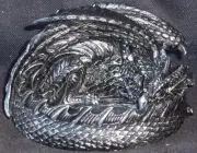 TAKE A DRAG-ON Dragon Ashtray Figurine Statue H2.75" x L5.75"