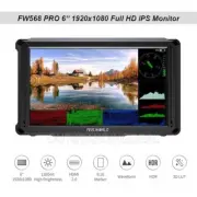 FW568 PRO 6" 1920x1080 Full HD IPS 1200NIT High Brightness On-camera Monitor sz