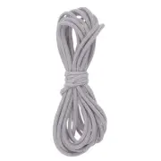 2.5mm Dia 6.56ft Nylon Elastic String for Bracelet Stretchy Cord, Grey