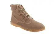 Roamers Mens Ghillie Tie Real Suede Desert Boots (Dark Taupe) - UTDF225