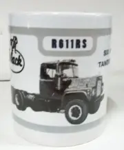 R MODEL MACK R611RS TRUCK IMAGE & MACK LOGO COFFEE MUG