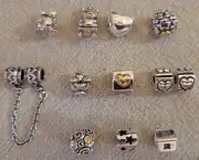 Genuine Pandora 20th Anniversary FebToDec set 12 Charms & COAs NO Jan Charm 2020