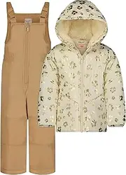 [Carter's] Toddler 2T-4T and Girls 4-6X Snowsuit Heavy Winter Jacket and Snow Bib Pants and Gloves