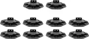 Voniecop 18-30mm Adjustable Feet Deck Bearing for Deck Substructure WPC Ceramic Stone Concrete Floor Tiles High Load Capacity