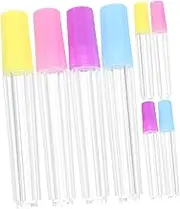 MOKKHNB 8Pcs Plastic Sewing Needle Holder Lightweight Storage Tubes for Hand Sewing Needles Secure Closure Design Portable Organizer for Craft Supplies and Needlework Projects