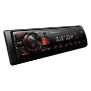 Pioneer MVH-S235BT Single DIN Mechless Media Receiver with Bluetooth and Fron...