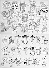 Embroidery Patterns Water Soluble | Stick and Sew Embroidery Transfer Patterns - Hand Embroidery Patterns, Paper Supplies for Cotton, Linen, Silk, Beginners