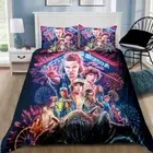 Quilt Duvet Doona Cover + Pillowcase Bedding Set - Stranger Things