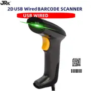 JR Wired Barcode Scanner 2D Barcode QR Code Reader for Supermarket Warehouse